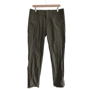 TITLE NINE Clamber Hiking Outdoor Pants in Khaki Green Gorpcore - Size US 12